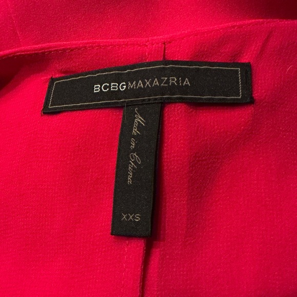 Gorgeous BCBGMaxAzria High-Low Dress in Vibrant Pink Raspberry - Picture 6 of 7